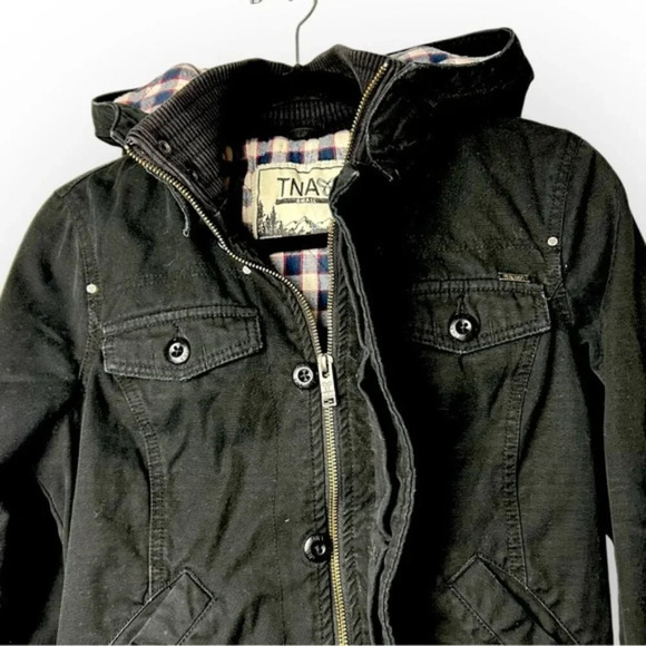 TNA Black Maverick Zip Up Jacket S - Picture 4 of 6